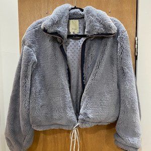 Anthropologie Elevenses Bristol Faux Fur Jacket - size S